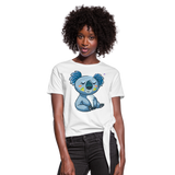 Camiseta con nudo"koala" - white