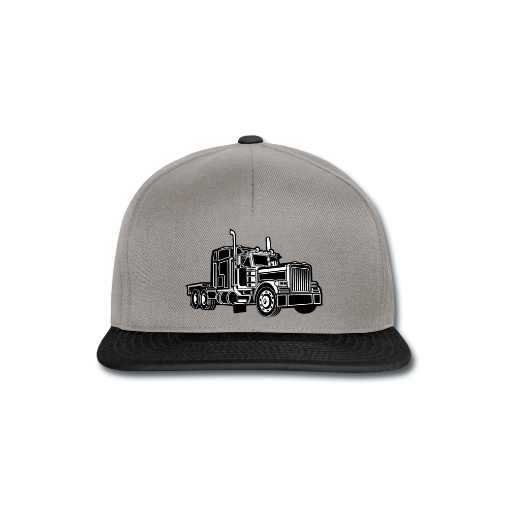 Gorra Snapback"Big Truck" - graphite/black