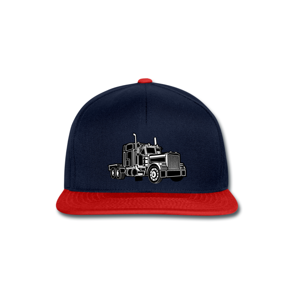 Gorra Snapback"Big Truck" - navy/red