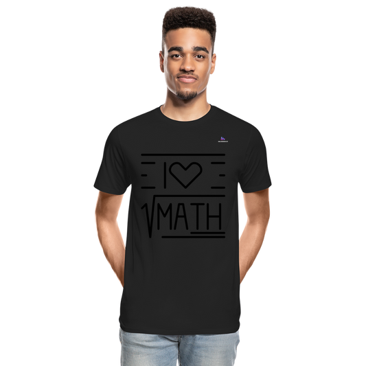 Camiseta orgánica premium"Math" - black