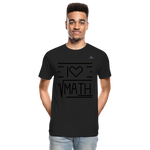 Camiseta orgánica premium"Math" - black