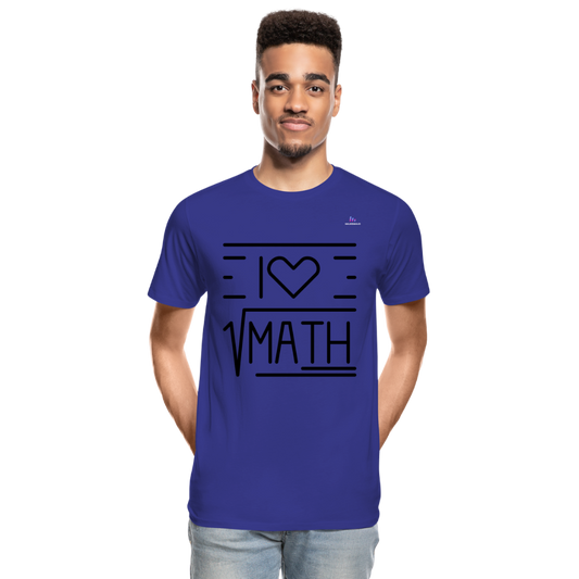 Camiseta orgánica premium"Math" - royal blue