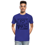 Camiseta orgánica premium"Math" - royal blue