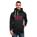 Sudadera con capucha y cuello alto unisex"Legenden Dezember" - black