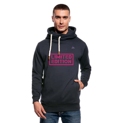 Sudadera con capucha y cuello alto unisex"Legenden Dezember" - navy