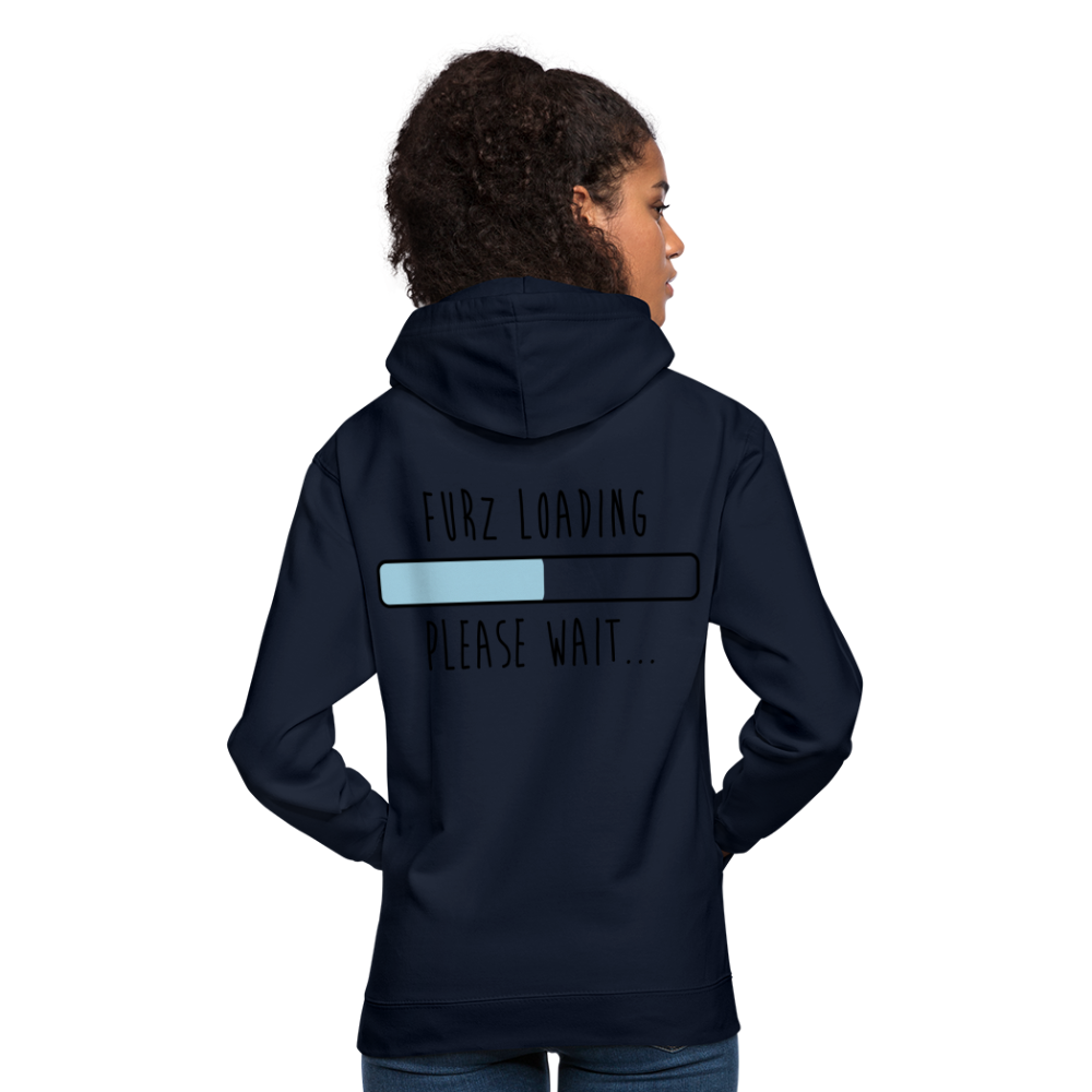 Sudadera con capucha unisex"Furz loading" - navy