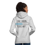 Sudadera con capucha unisex"Furz loading" - light heather grey