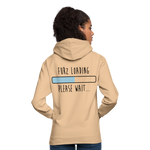 Sudadera con capucha unisex"Furz loading" - peach