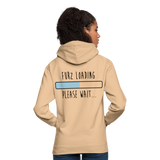 Sudadera con capucha unisex"Furz loading" - peach