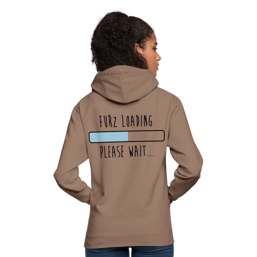 Sudadera con capucha unisex"Furz loading" - mocha