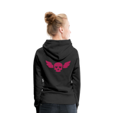 Sudadera con capucha premium"skull heart2" - black