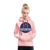 Sudadera con capucha premium"skull heart2" - crystal pink