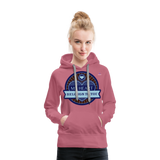 Sudadera con capucha premium"skull heart2" - mauve