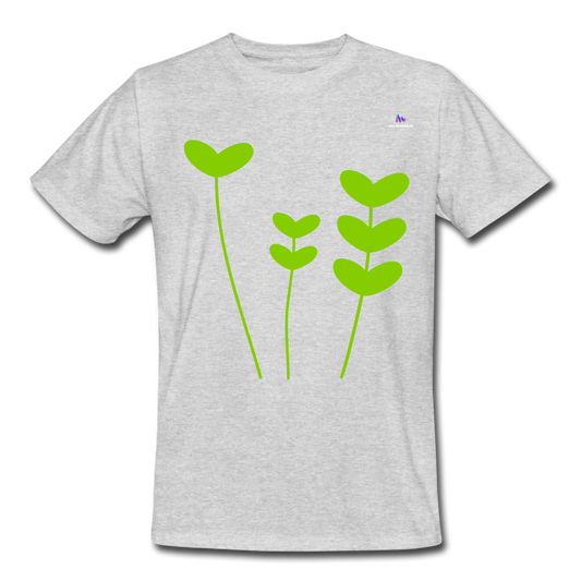 Camiseta de trabajo"Heart Ornament" - heather grey