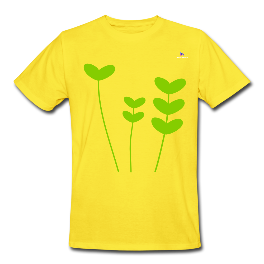 Camiseta de trabajo"Heart Ornament" - yellow