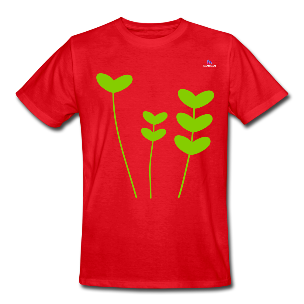 Camiseta de trabajo"Heart Ornament" - red