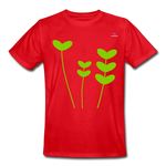 Camiseta de trabajo"Heart Ornament" - red