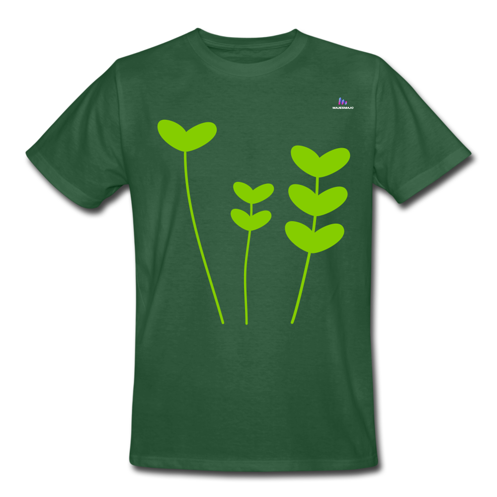 Camiseta de trabajo"Heart Ornament" - bottle green