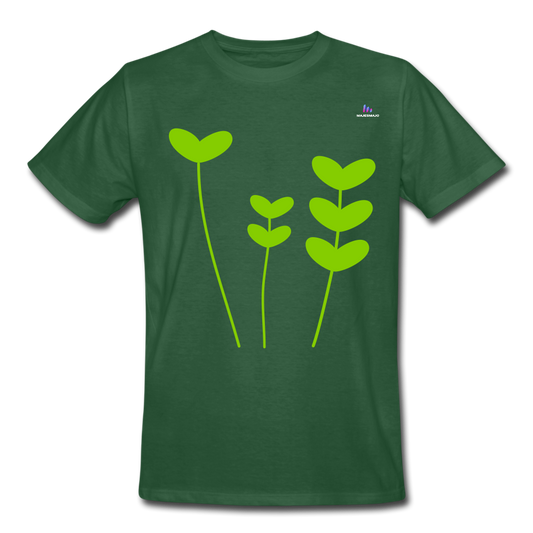 Camiseta de trabajo"Heart Ornament" - bottle green
