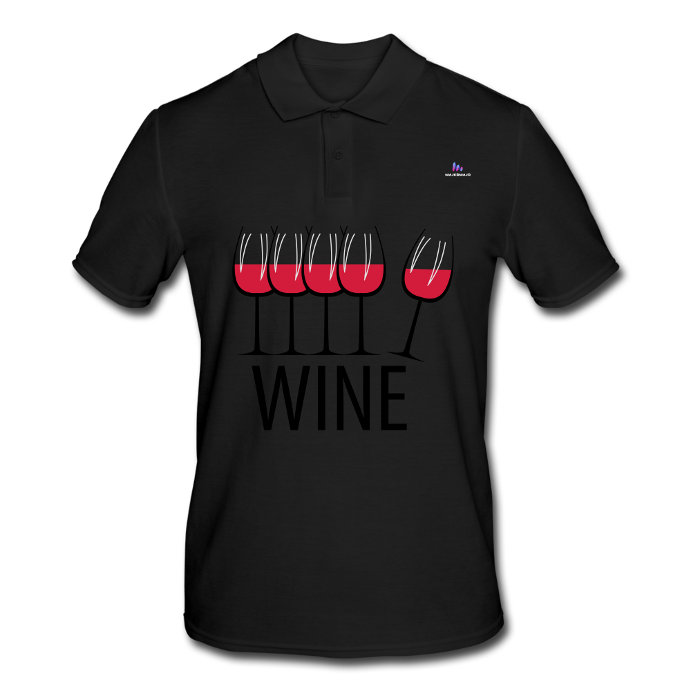 Polo hombre"Majesmajo" - black