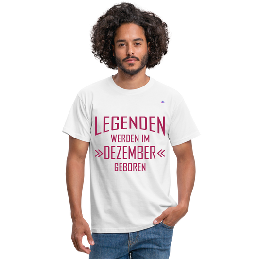Camiseta "Legenden Dezember" - white