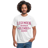 Camiseta "Legenden Dezember" - white