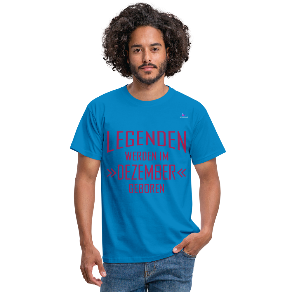 Camiseta "Legenden Dezember" - royal blue