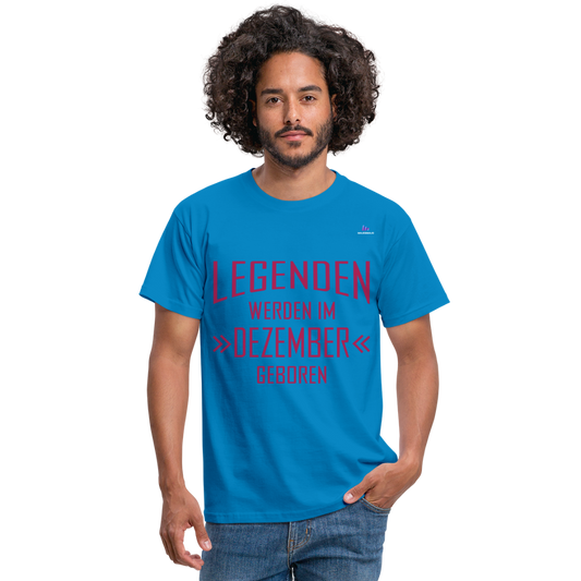 Camiseta "Legenden Dezember" - royal blue