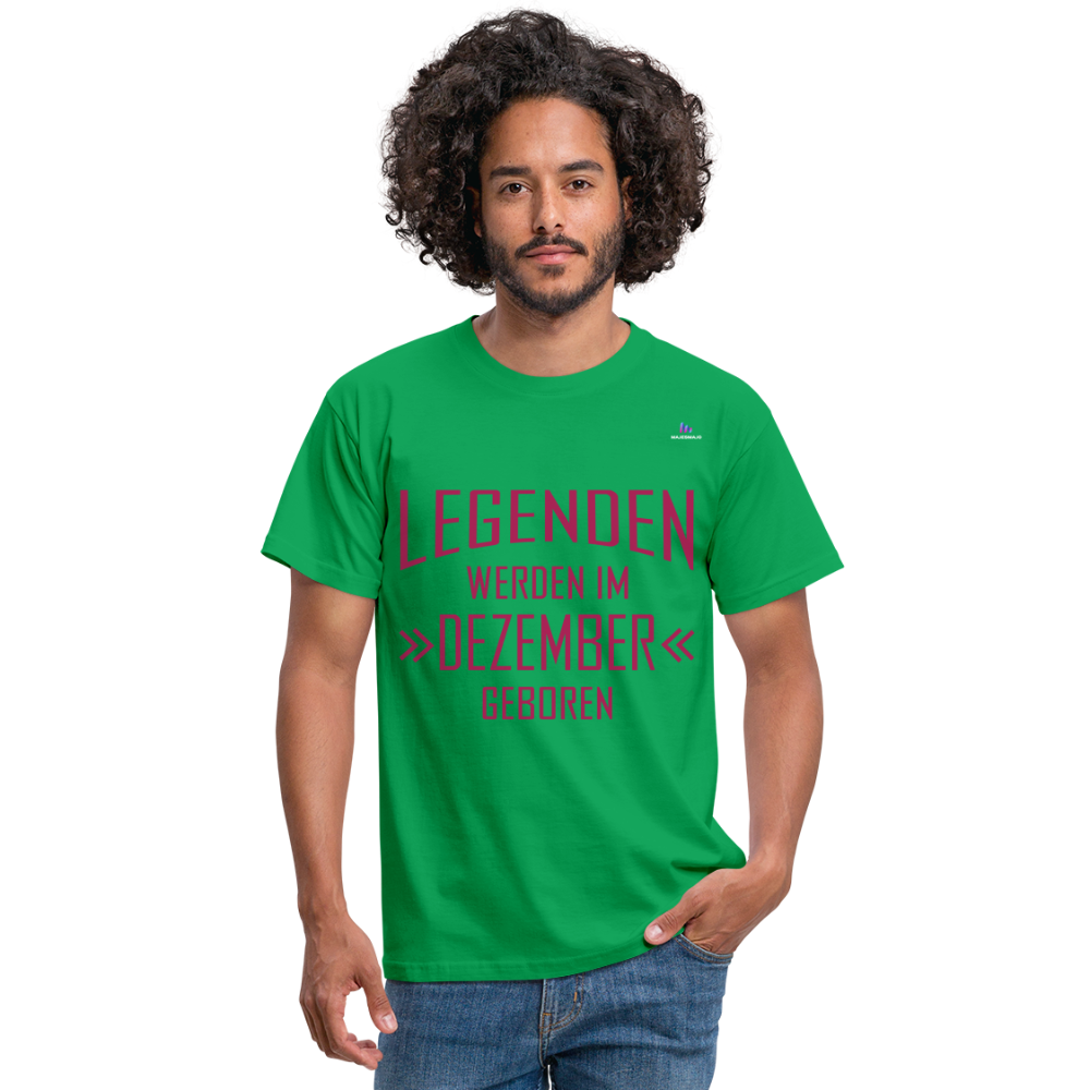 Camiseta "Legenden Dezember" - kelly green