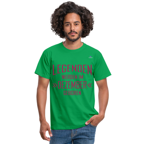 Camiseta "Legenden Dezember" - kelly green