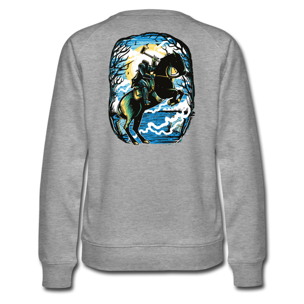 Sudadera premium"Headless Horseman" - heather grey