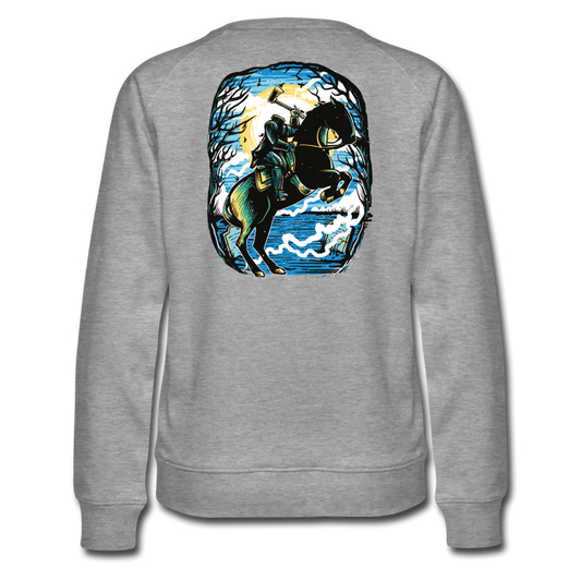 Sudadera premium"Headless Horseman" - heather grey