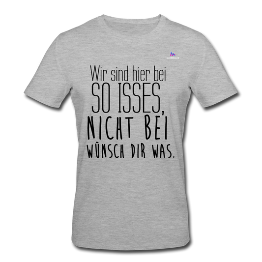 Camiseta ecológica de Stanley & Stella"Wünsch Dir was" - heather grey