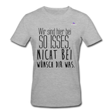 Camiseta ecológica de Stanley & Stella"Wünsch Dir was" - heather grey