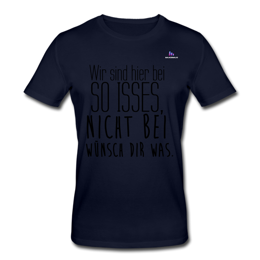 Camiseta ecológica de Stanley & Stella"Wünsch Dir was" - navy