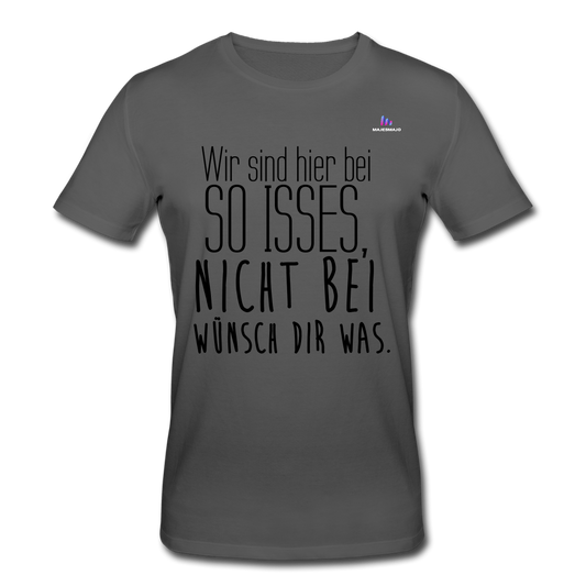 Camiseta ecológica de Stanley & Stella"Wünsch Dir was" - anthracite