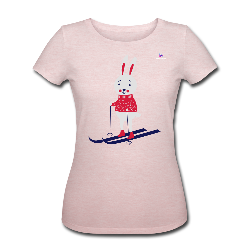 Camiseta ecológica de Stanley & Stella"Rabbit" - cream heather pink