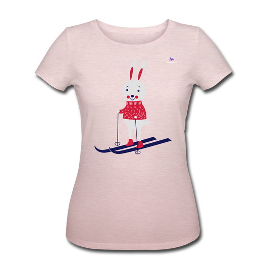 Camiseta ecológica de Stanley & Stella"Rabbit" - cream heather pink