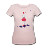 Camiseta ecológica de Stanley & Stella"Rabbit" - cream heather pink