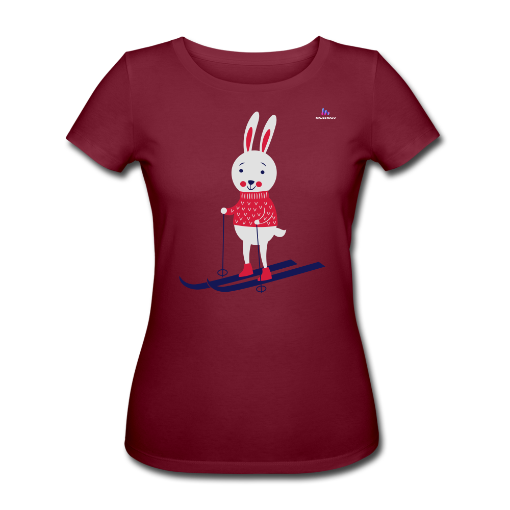 Camiseta ecológica de Stanley & Stella"Rabbit" - burgundy