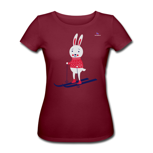 Camiseta ecológica de Stanley & Stella"Rabbit" - burgundy