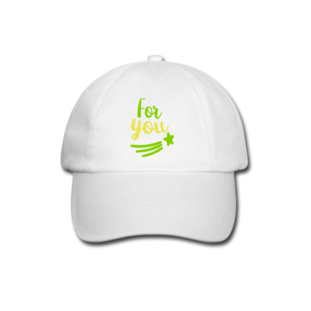 Gorra béisbol"for you" - white/white