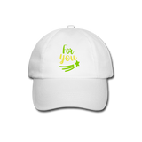 Gorra béisbol"for you" - white/white