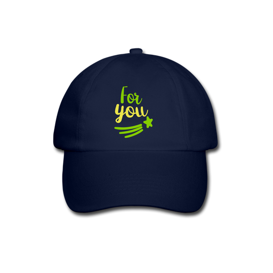 Gorra béisbol"for you" - blue/blue