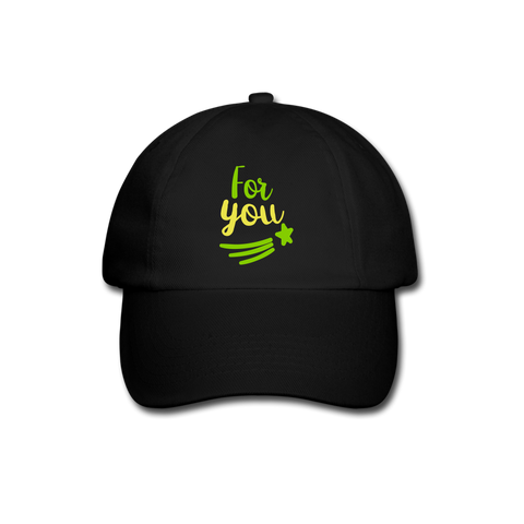 Gorra béisbol"for you" - black/black