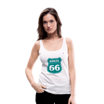 Camiseta de tirantes premium"route 66" - white