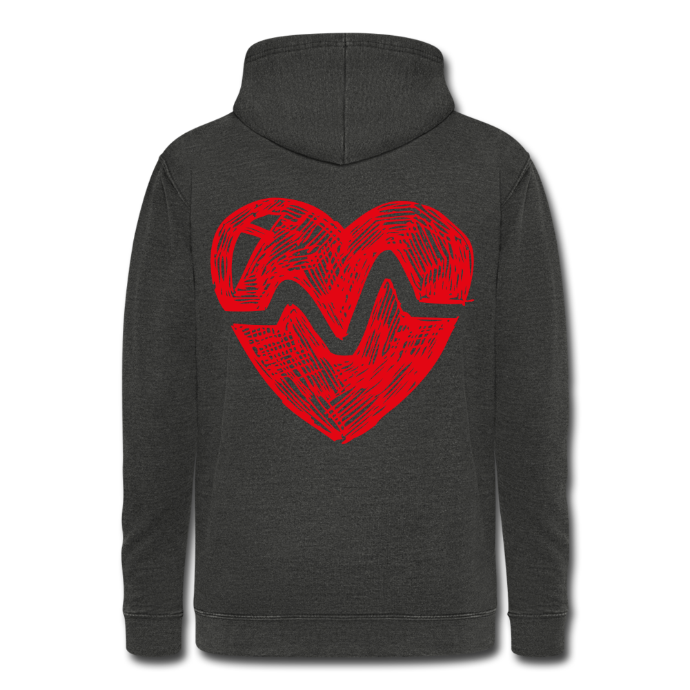 Nuestra sudadera con capucha vintage"Zodiac Cancer" - washed black