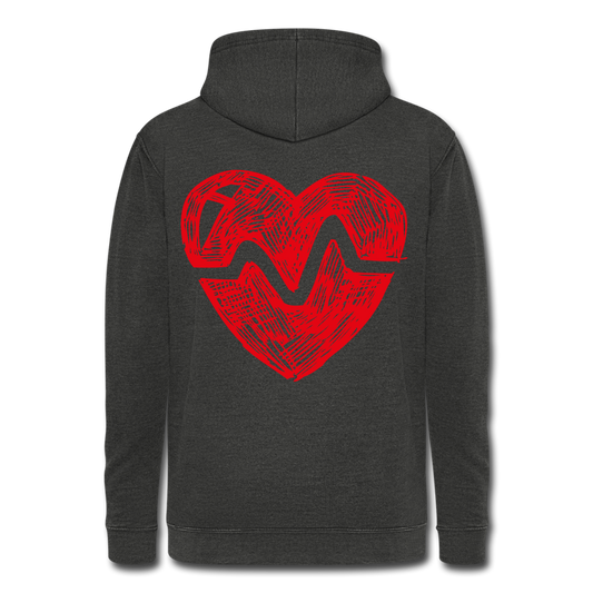 Nuestra sudadera con capucha vintage"Zodiac Cancer" - washed black