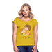 Camiseta con manga enrollada
