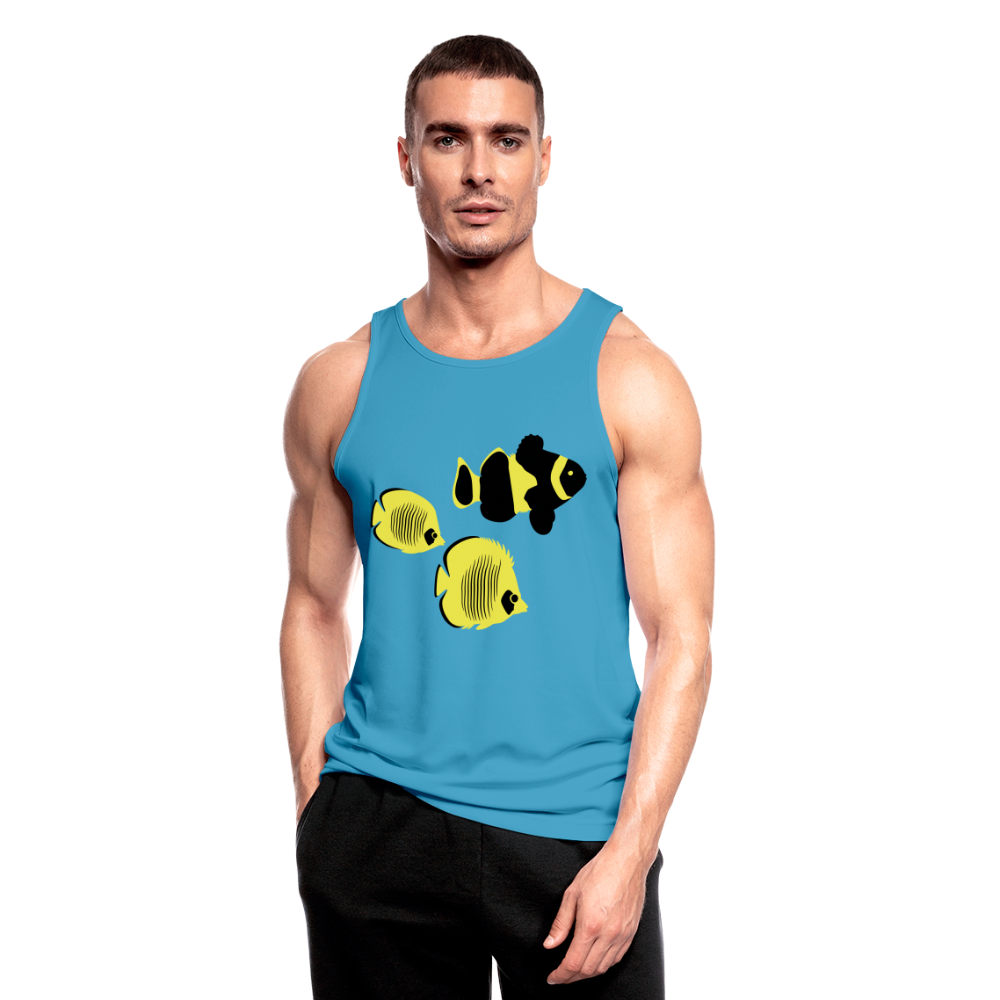 Camiseta sin mangas  transpirable"fish" - sapphire blue